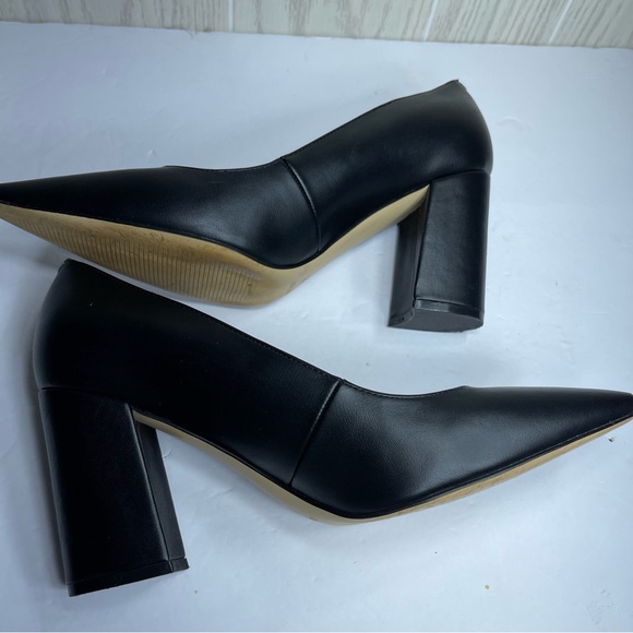 Nine West Size 9M Cara 3 Pointed Toe Dress Block Heels - Excellent Condition - Picture 3 of 16